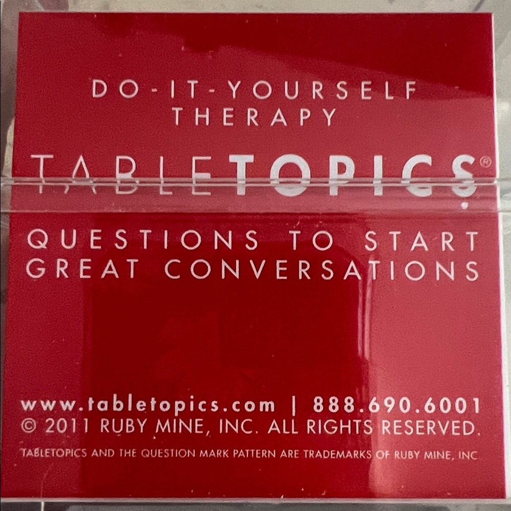 Tabletopics Two Cubes - Picture 2 of 4